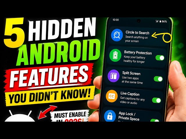 😱 99% Android Users Don't Know These 5 Secret Features!