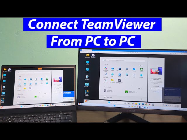 How to use TeamViewer to control another computer