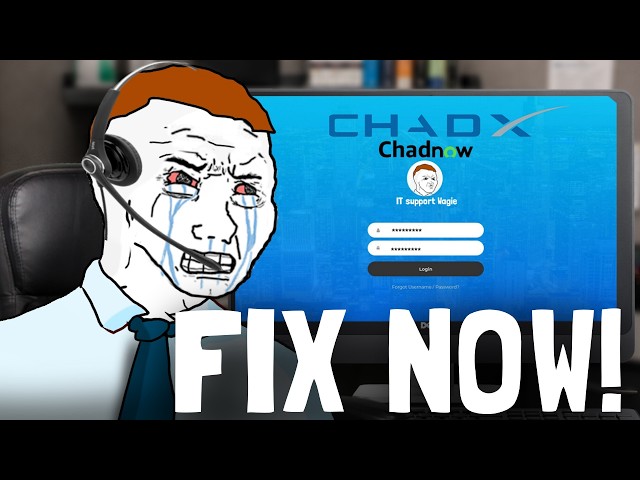 WOJAK DOOMER WORKS IN IT SUPPORT (HELPDESK WAGIE)