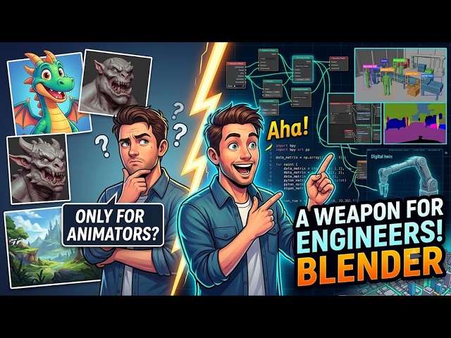 Why Blender Is a Powerful Tool for AI, Engineering & Python Automation