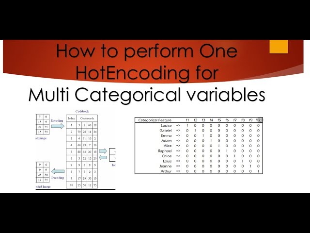 Feature Engineering-How to Perform One Hot Encoding for Multi Categorical Variables