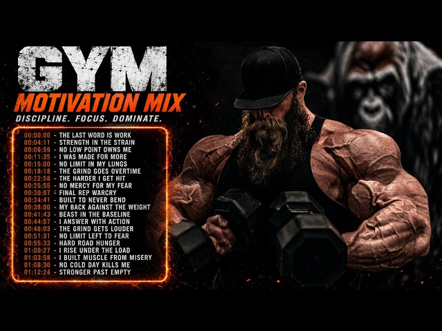 WORKOUT MUSIC 2026 🔥 GYM MOTIVATION 💪 BEST RAP & HIP HOP GYM PLAYLIST | WORKOUT MOTIVATION🔥