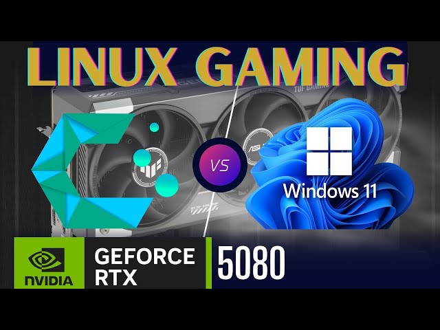 Linux Gaming RTX 5080 CachyOS Vs Windows 11 | 9800x3D | Linux Performance Nvidia | Linux and Games
