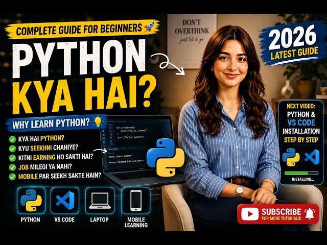 Python Kya Hai? Complete Beginner Guide 2026 | Python Course Episode 1 | Urdu/Hindi