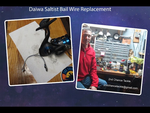 Daiwa Saltist 4000 Fishing Reel How to Replace the Bail Wire