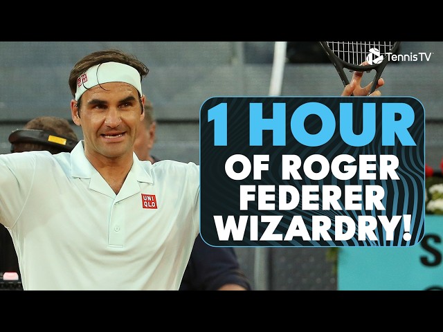 1 HOUR Of Roger Federer WIZARDRY! 🤩