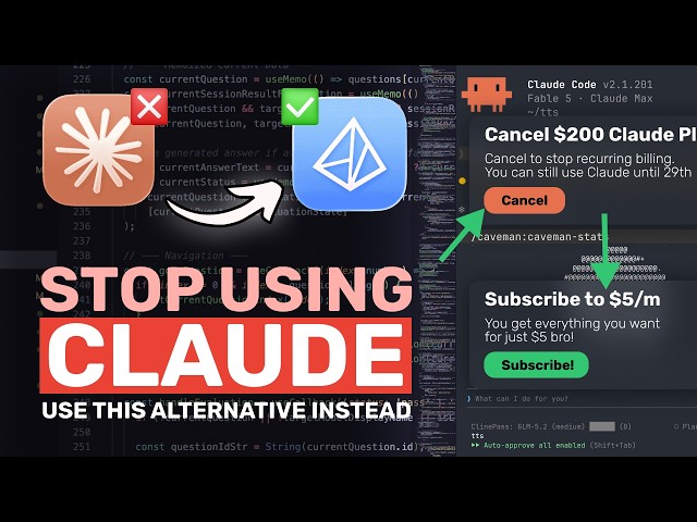 STOP USING Claude & Codex $20 & $200 PLANS: USE this $5 ALTERNATIVE INSTEAD!