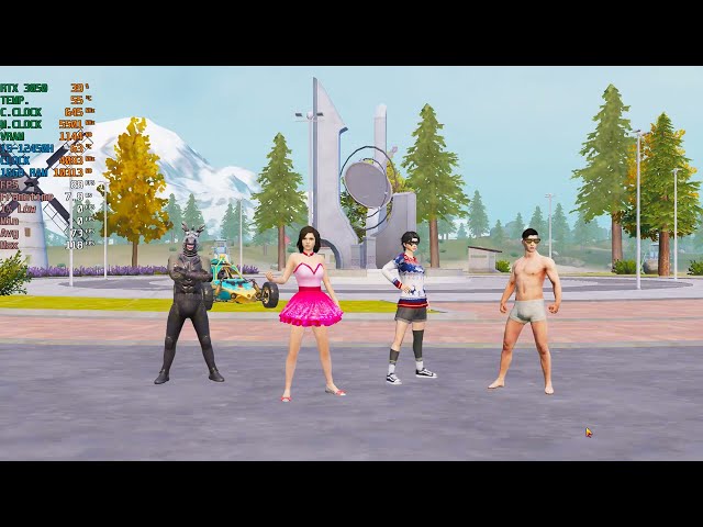 Lenovo LOQ : i5 12th Gen 12450H RTX 3050 6GB - Test in PUBG Mobile