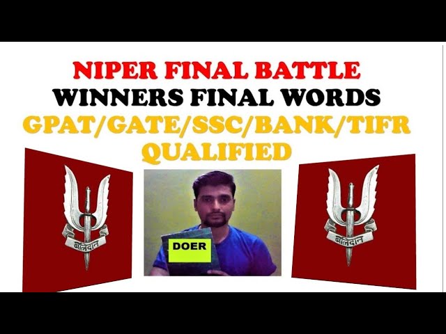 HOW TO SOLVE THE NIPER JEE 2019 QUESTION PAPER TRICKS  (for study material -watsapp 9953703693) text