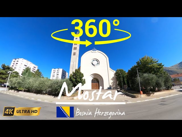🇧🇦 Explore Mostar in 360 VR | Old Town, Stari Most & Hidden Gems | Bosnia Virtual Tour 4K