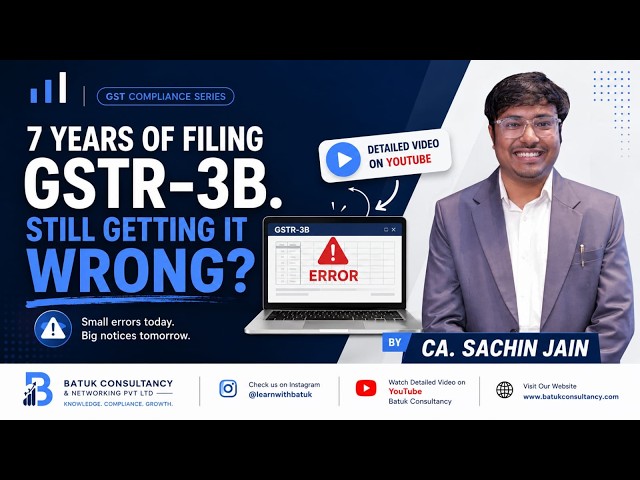 7 Years of Filing GSTR-3B… Still Making These Mistakes? 🚨 | GST Compliance