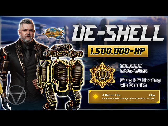 1,500,000 HP Ultimate SHELL w/ Andor Miharr Pilot | War Robots Gameplay
