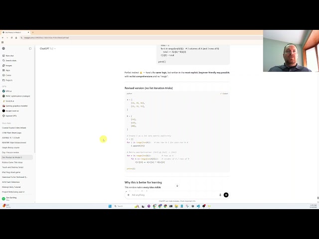 Bonus Day 3: Matrix Multiplication — The Engine Behind Model 3 Regression