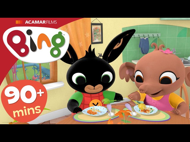 Lunch, Leaf Pictures and MORE | 90-mins | Full Episodes Compilation | Bing English