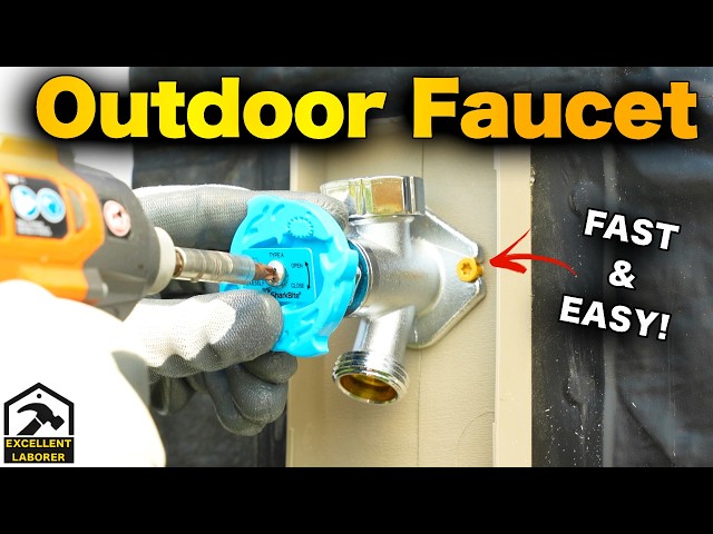 How to Install a Frost Proof Outdoor Faucet | Step-by-Step for Beginners!