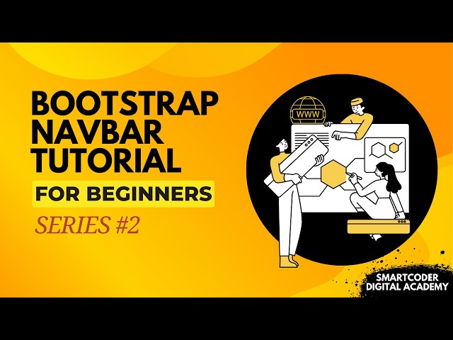 Bootstrap Navbar Tutorial for Beginners | Create a Responsive Navigation Menu | Series #2