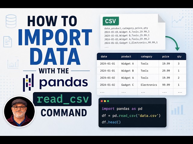 pandas Tutorial: How to Import Data Using pandas' `read_csv` Command