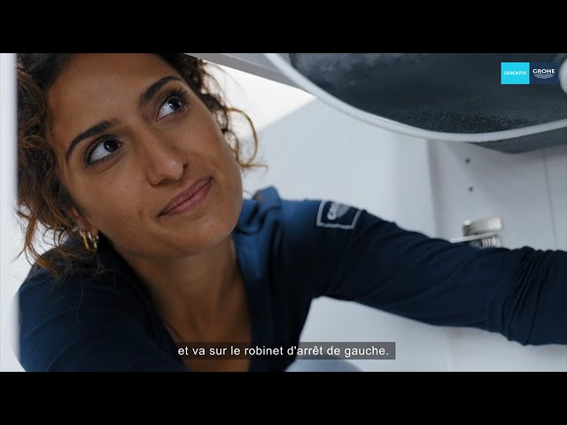 Install: GROHE QuickFix Robinet de Cuisine avec Douchette Extractible - Start
