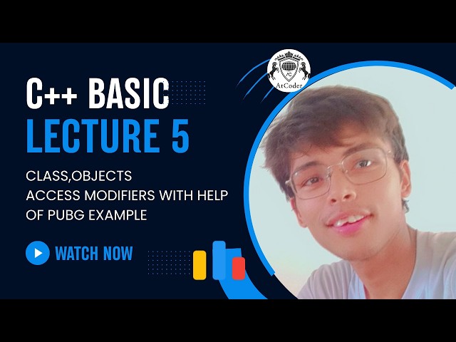 OOPs in C++: Class, Objects & Access Modifiers Explained with PUBG Example (Ep. 5)