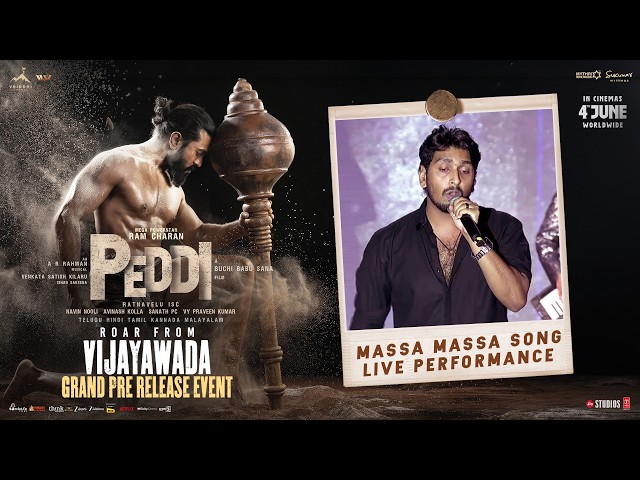 Massa Massa Live Performance | PEDDI Pre Release Event | Ram Charan | Buchi Babu Sana | A R Rahman