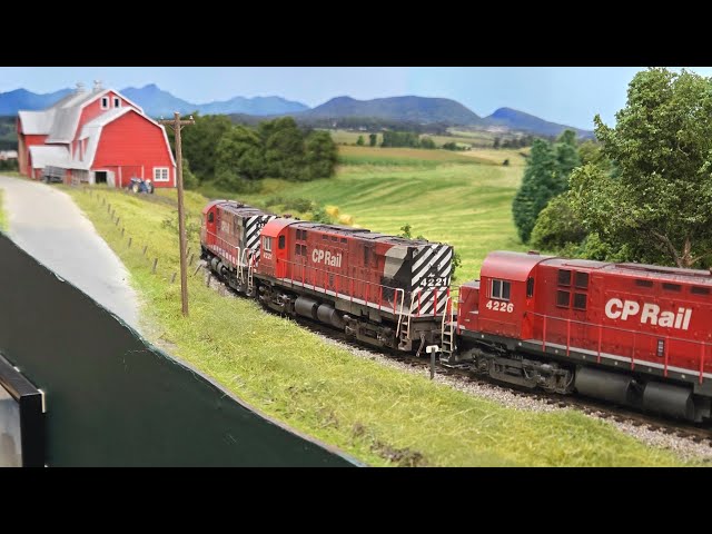 CP Rail Train 937 at Newport Center, VT