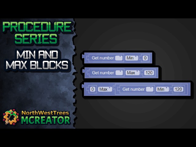 Min & Max Blocks | MCreator Procedure Tutorial