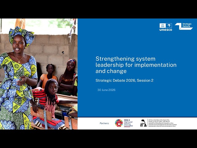 Strengthening system leadership for implementation and change
