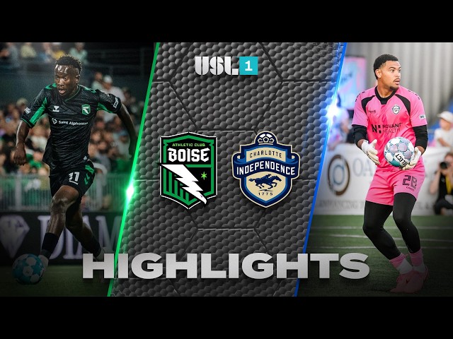 09.16.2026 | Athletic Club Boise vs. Charlotte Independence - USL League One Game Highlights