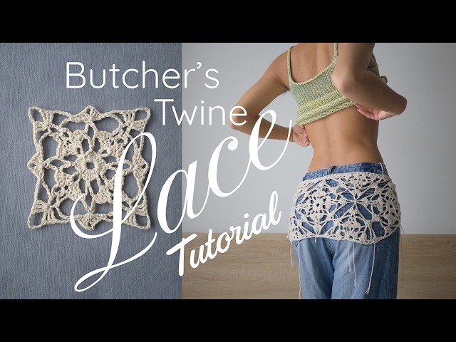 Lace Motif crochet tutorial - EASY