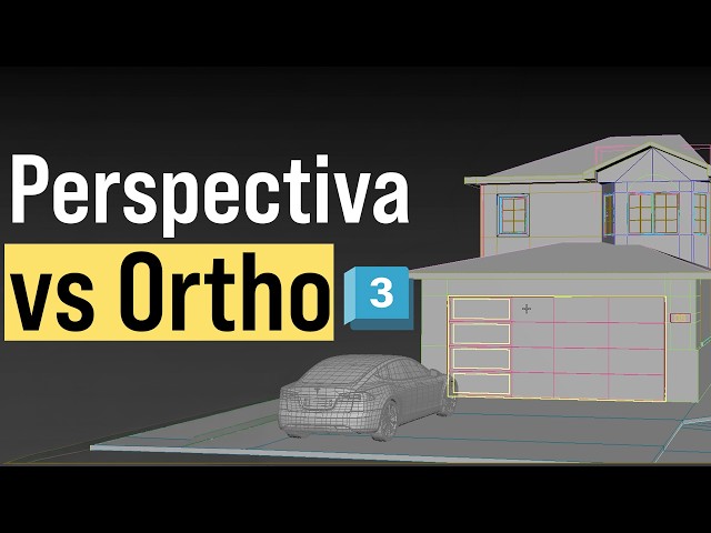 Learn Perspective and Orthographic in 3ds Max