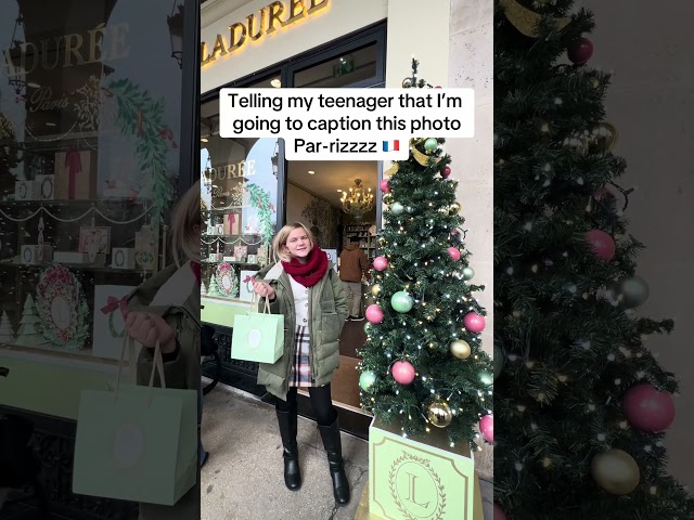 Telling my Teenager I'm going to Caption her Paris Photo as Par-Rizz #paris #rizz #travelguide