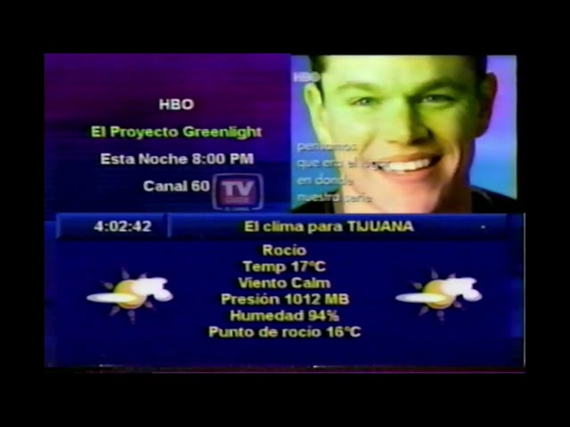 TV Guide Channel, Tijuana (27-Ago-2002)