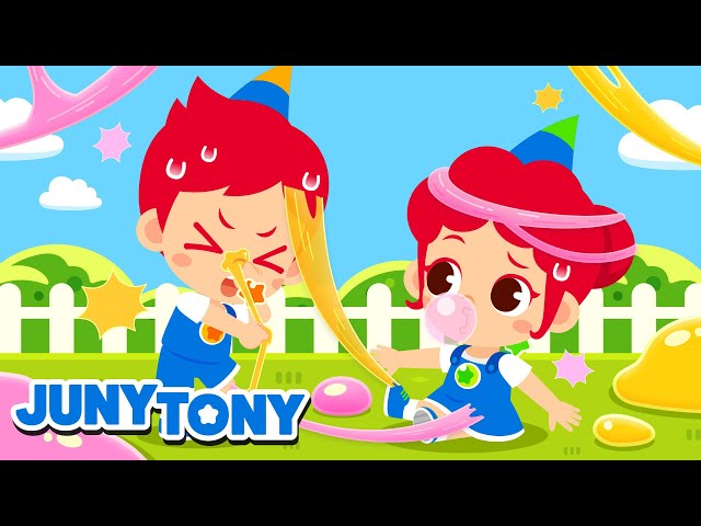 🍬 Chicle Goma de Mascar | Canciones Infantiles | JunyTony en español