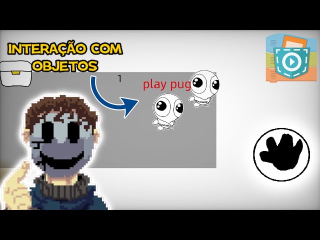 CHARACTER INTERACTING WITH OBJECTS, BOTS, COLLECTIBLES | POCKET CODE