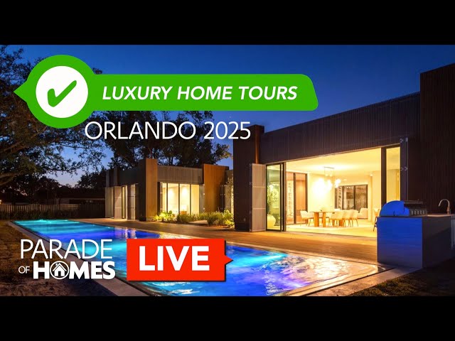 LIVE 24/7: Orlando’s Best Luxury Home Tours with Justin Pekarek | Parade of Homes Orlando Host