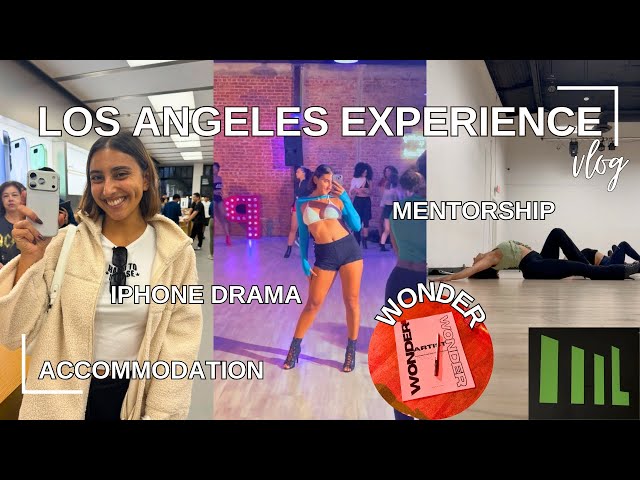 LA vlog as a professional dancer in training | Mentorship, Audition, Accommodation, New iphone