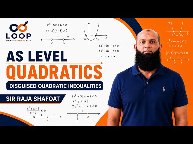 AS Level Mathematics 9709 | Quadratics 7 | Raja Shafqat