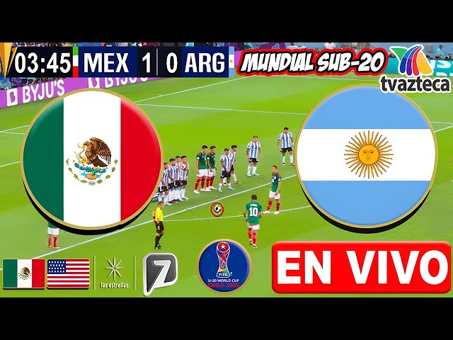 🔴 LIVE: MEXICO vs. ARGENTINA U-20 | ✅ TV AZTECA | QUARTERFINALS | Watch Mexico vs. Argentina U-20