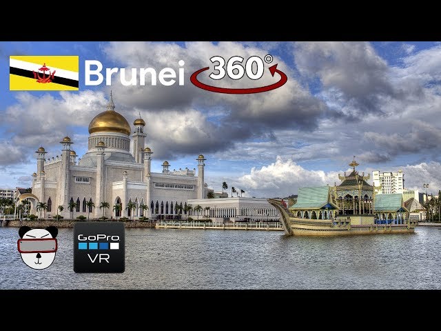 🌍 360° Call To Prayer | Bandar Seri Begawan, Brunei 🇧🇳【GoPro VR Travel | 360 Video】