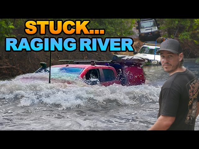 THE WETTEST WE'VE SEEN CAPE YORK... RAGING rivers & bottomless mud - 1st 4WDs down Tele Track 2023