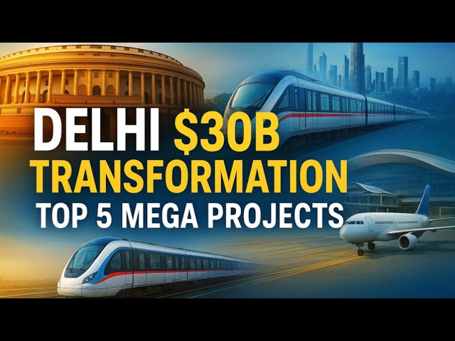 Delhi’s $30 Billion Transformation | Top 5 Mega Projects Shaping a Global City