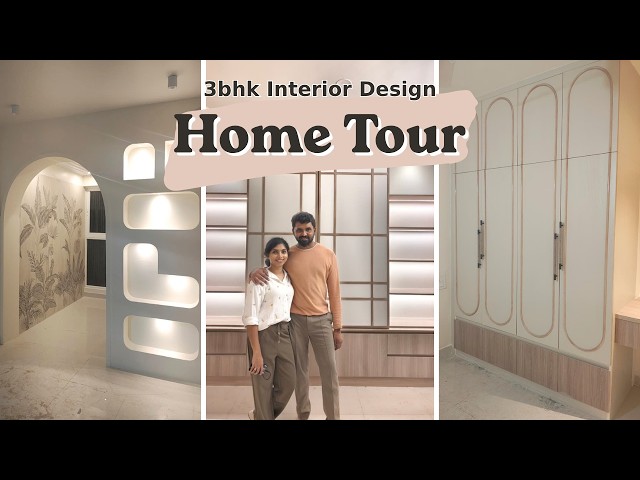 1100 Sqft Home Tour Of Our Latest Client Project! #Japandi Theme Home Interior Design - Bangalore