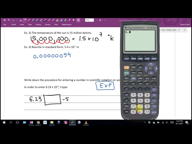Physics 11 U1L2 Scientific Notation