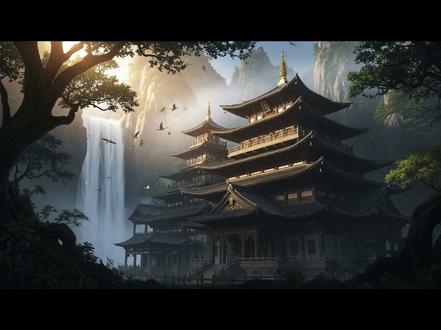 Temple in the Mountains 🏔️ Healing Nature Soundscape