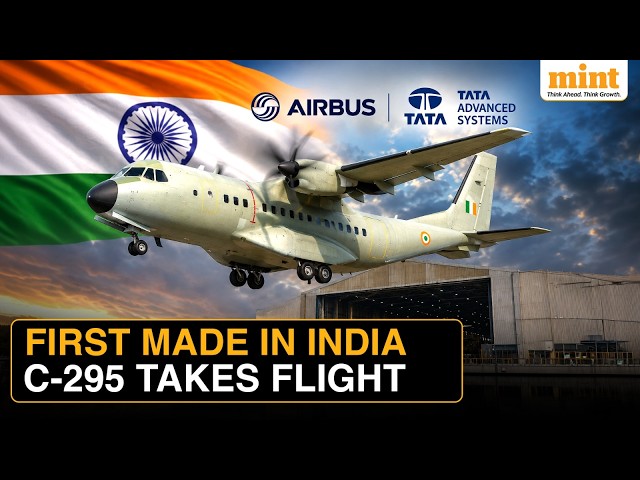 First ‘Made In India’ Airbus C-295 Aircraft Completes Maiden Test Flight