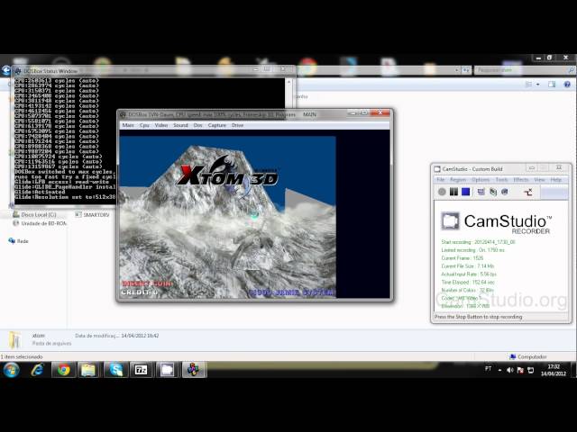 X TOM 3D - DOSBOX-DAUM - Not working properly