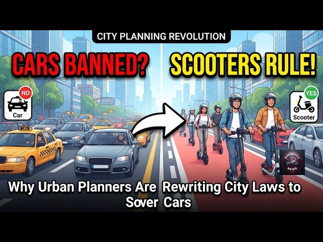 Why Urban Planners Are Rewriting City Laws to Favor Scooters Over Cars