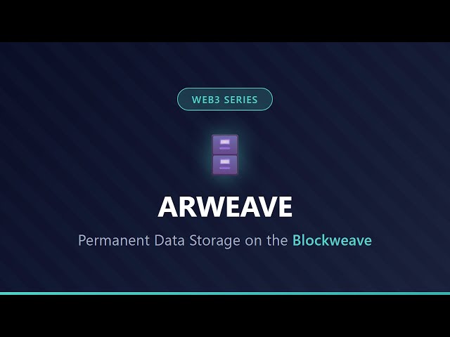 Arweave Explained: Permanent Blockchain Storage for Beginners | Web3 Tutorial