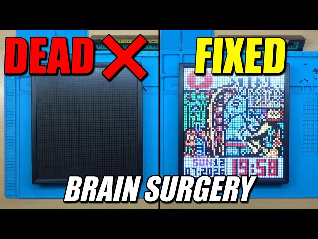 The "Unrepairable" Display- Not what I expected! | "Dead" Divoom Pixoo 64