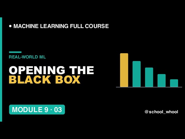 M9L3: Machine Learning Interpretability Explained | Machine Learning free course #ai #datascience
